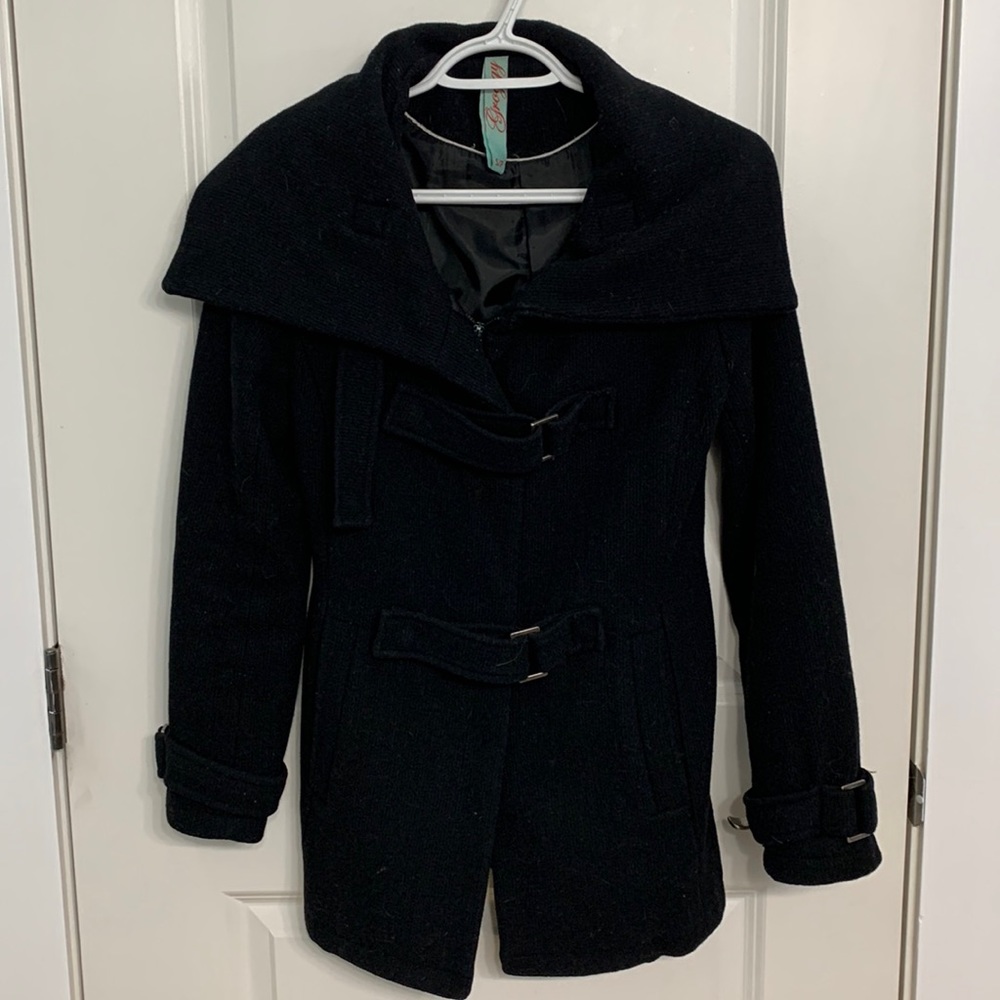 Belted WOOL jacket